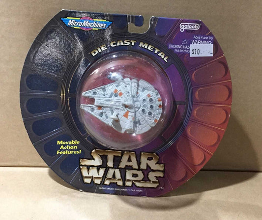 STAR WARS - GALOOB MICRO MACHINES - MILLENIUM FALCON - Die Cast Metal Vehicle