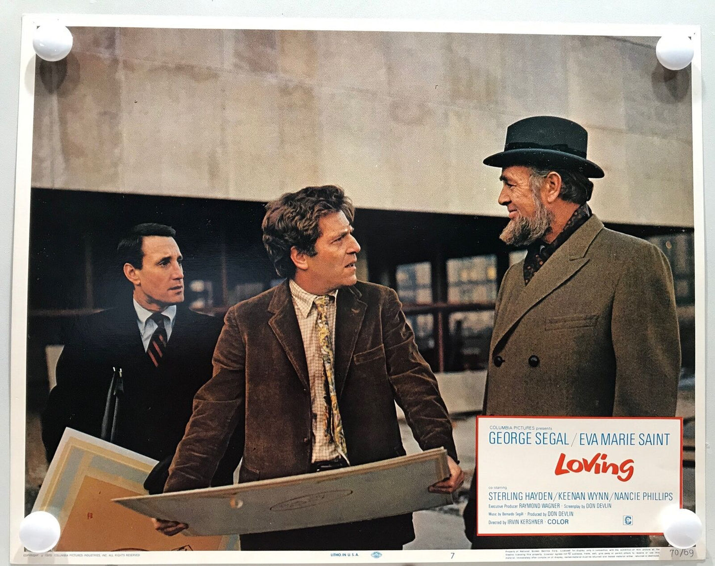 ORIGINAL LOBBY CARDS - LOVING - 1970 - set of 8