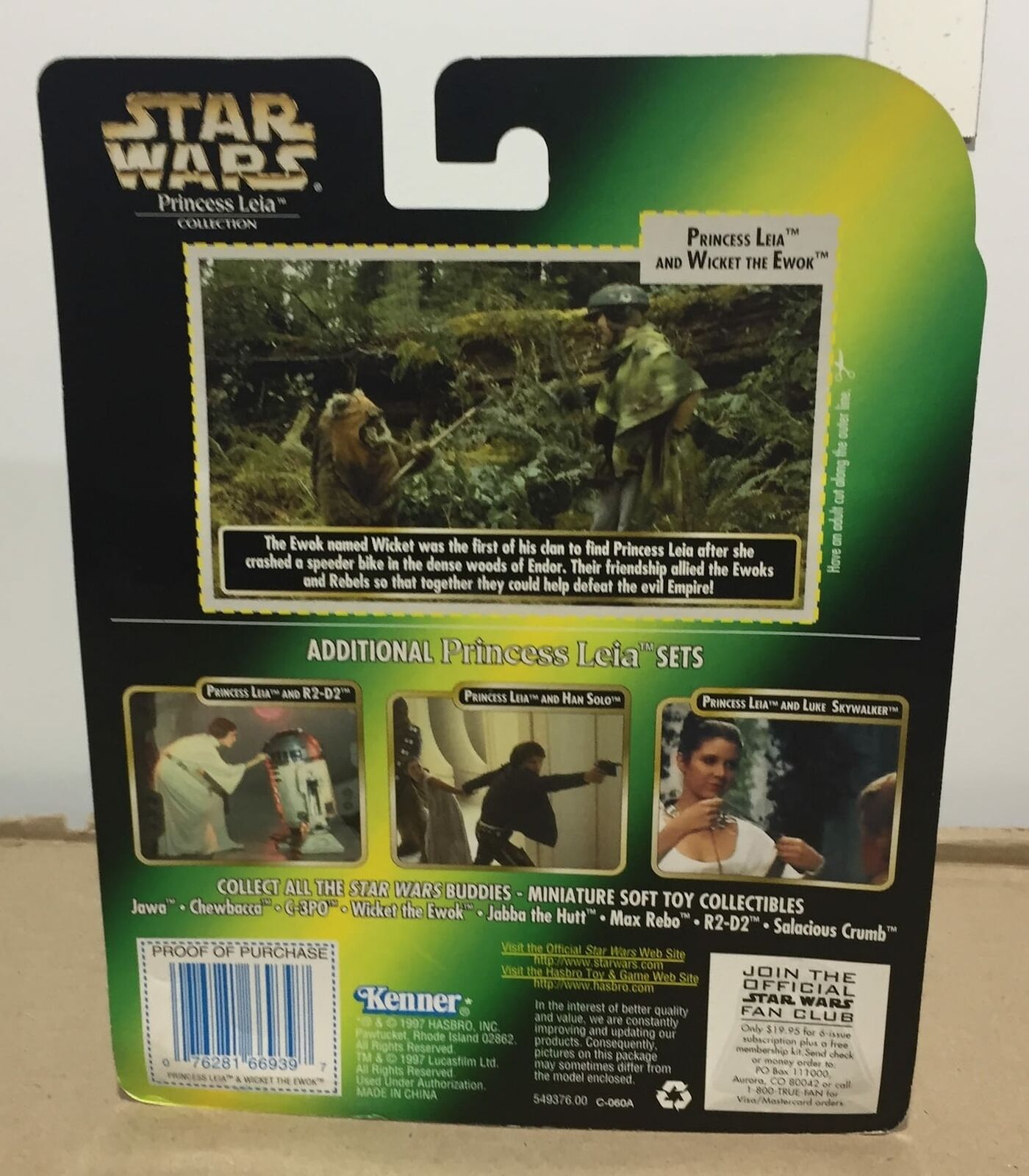 STAR WARS - KENNER - PRINCESS LEIA COLLECTION - PRINCESS LEIA & WICKET THE EWOK