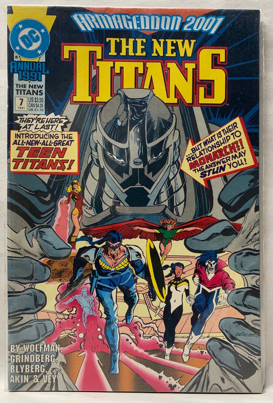 COMIC BOOK - ANNUAL THE NEW TEEN TITANS #7 (1991)