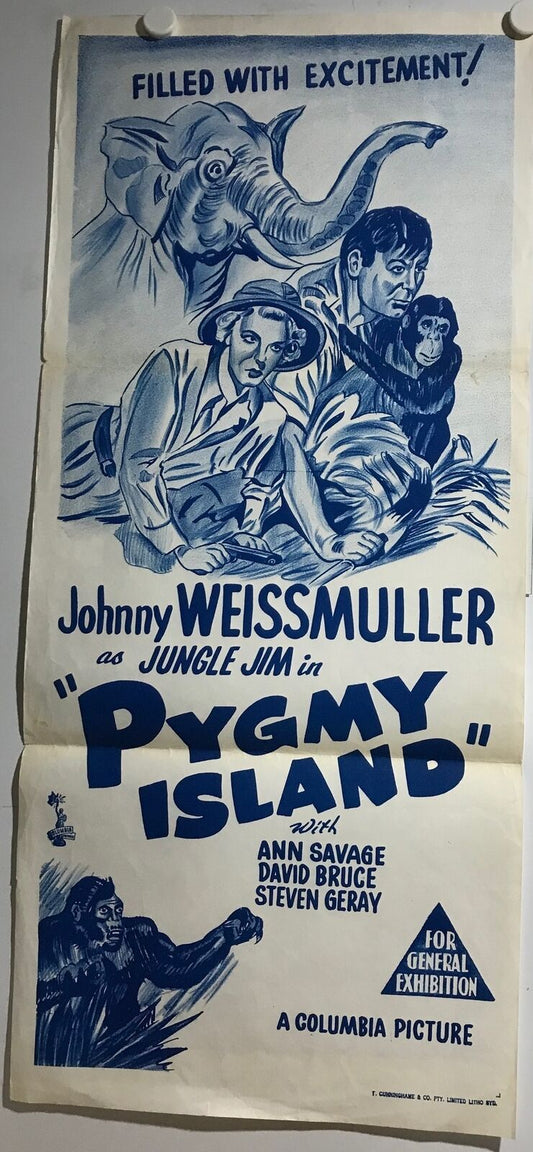 ORIGINAL DAYBILL MOVIE POSTER - PYGMY ISLAND