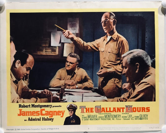 ORIGINAL LOBBY CARD - THE GALLANT HOURS - 1960 - key #8 card