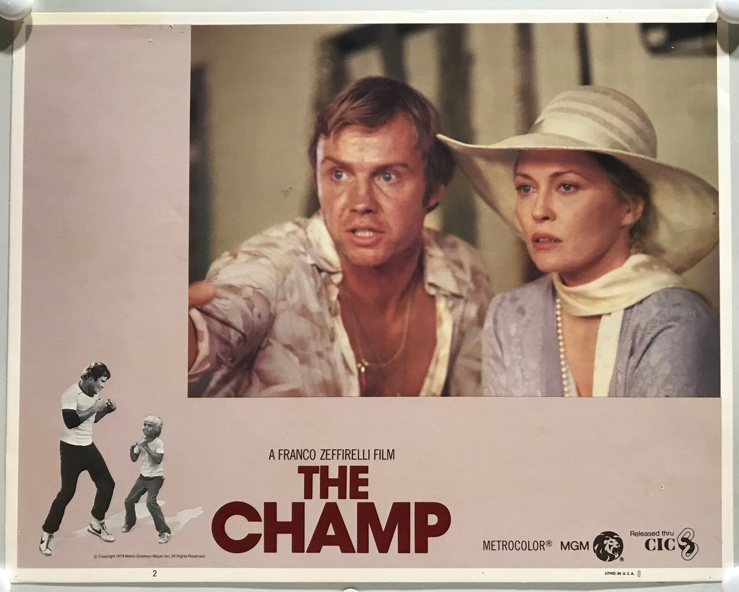 ORIGINAL LOBBY CARDS - THE CHAMP - 1979 - set of 8