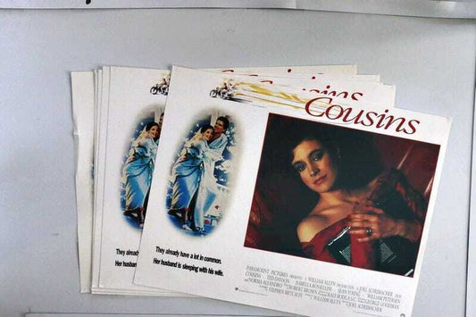 ORIGINAL LOBBY CARDS - COUSINS - 1988 - set of 8