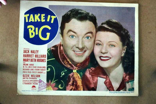 ORIGINAL LOBBY CARD - TAKE IT BIG - 1944 - title card