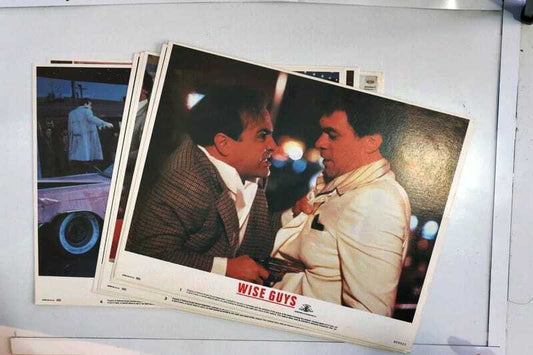 ORIGINAL LOBBY CARDS - WISE GUYS - 1986 - set of 8