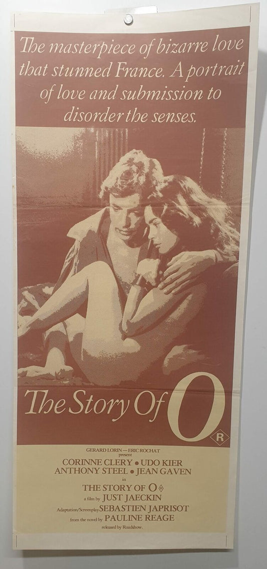 ORIGINAL DAYBILL MOVIE POSTER - THE STORY OF O - 1975