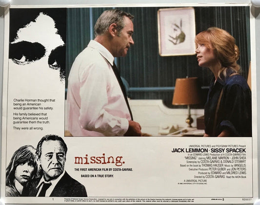 ORIGINAL LOBBY CARDS - MISSING - 1982 - set of 8