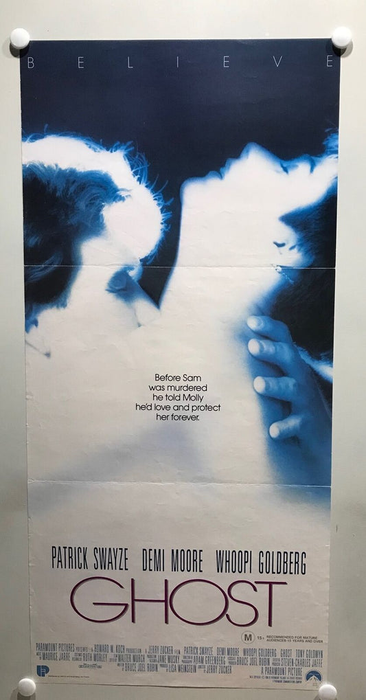 ORIGINAL DAYBILL MOVIE POSTER - GHOST - 1990