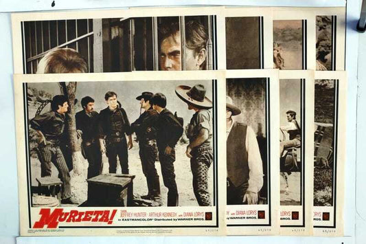 ORIGINAL LOBBY CARDS - MURIETA! - 1965 - set of 8