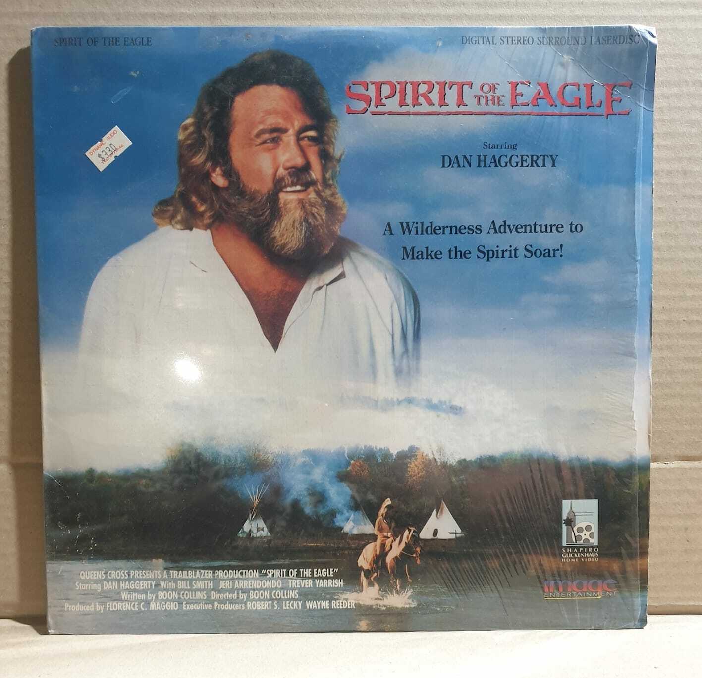 LASERDISC MOVIE - SPIRIT OF THE EAGLE - Dan Haggerty