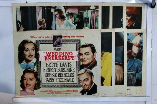 ORIGINAL LOBBY CARDS - WEDDING BREAKFAST (The Catered Affair) - 1956 - set of 8