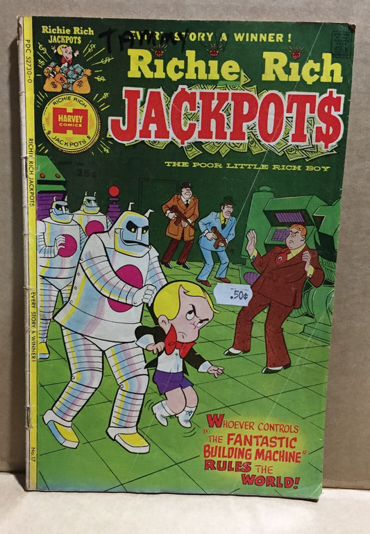 COMIC BOOK - RICHIE RICH JACKPOTS 17 HARVEY