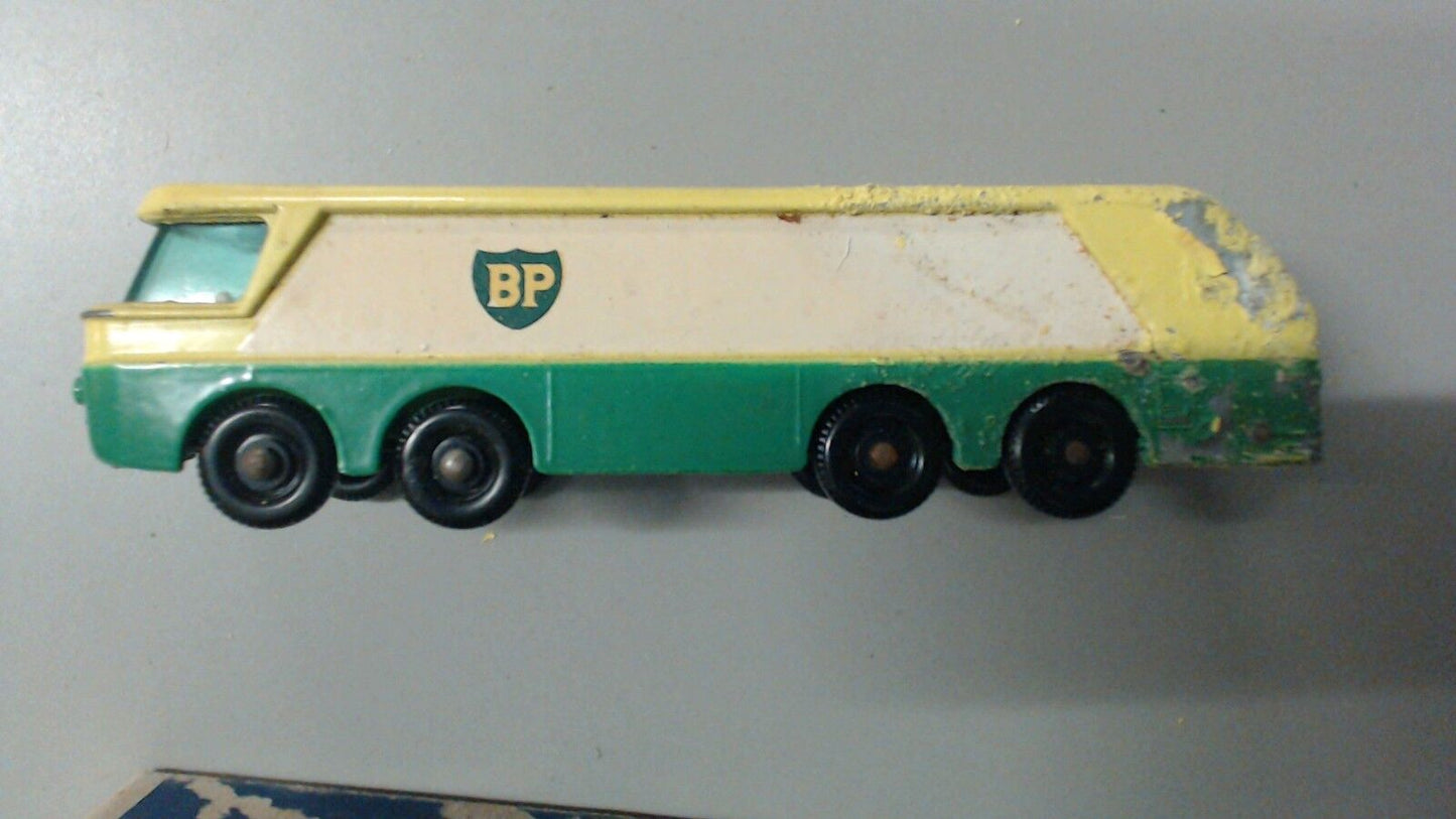 COLLECTABLE MATCHBOX CAR TRUCK TOYS LESNEY MAJOR -IN BOX- B.P PETROL TANKER M-1