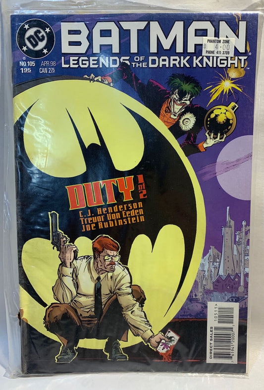 COMIC BOOK -Batman - Legends of the Dark Knight DUTY PART 1 OF 2 #105