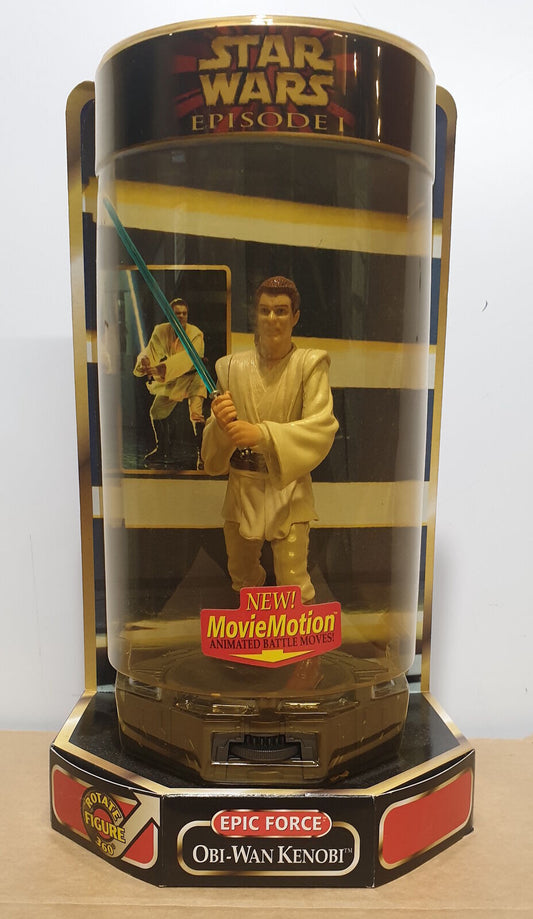 STAR WARS - HASBRO - EPISODE 1 - OBI-WAN KENOBI - Rotate Figure 360