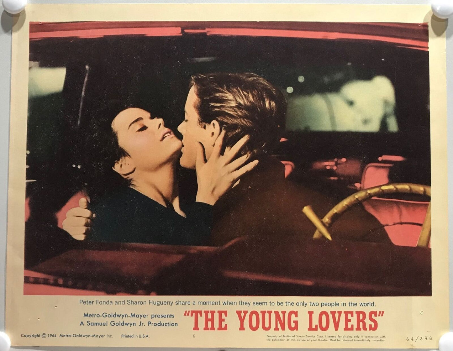 ORIGINAL LOBBY CARDS - THE YOUNG LOVERS - 1964 - set of 8