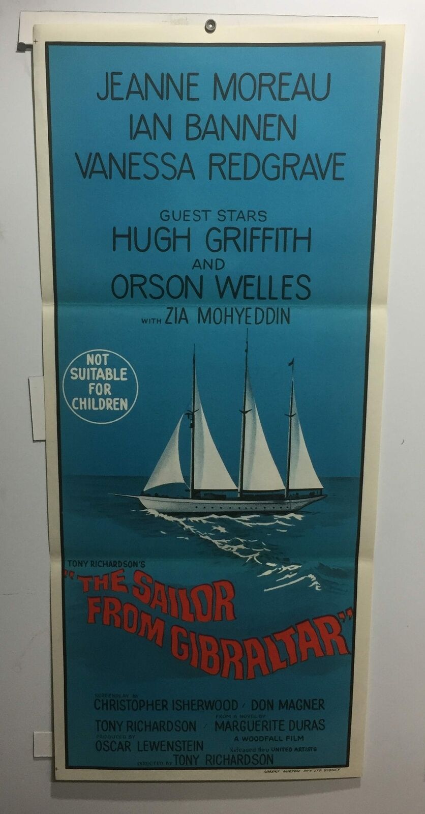 ORIGINAL DAYBILL MOVIE POSTER - THE SAILOR FROM GIBRALTER