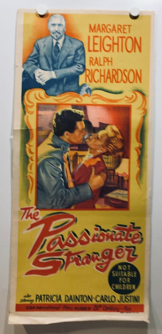 ORIGINAL DAYBILL MOVIE POSTER - THE PASSIONATE STRANGER - 1957