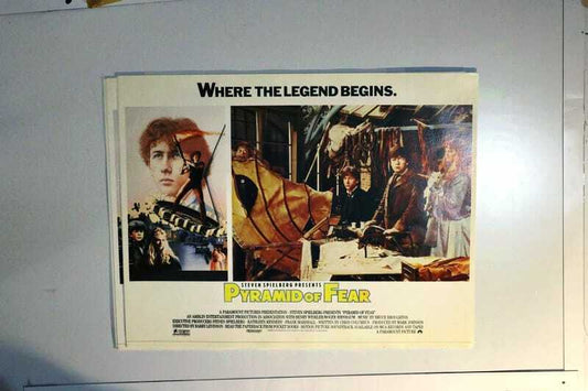 ORIGINAL LOBBY CARDS - PYRAMID OF FEAR - 1985 - set of 8