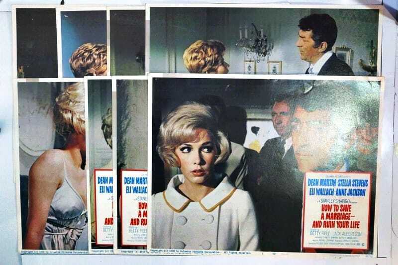 ORIGINAL LOBBY CARDS - HOW TO SAVE YOUR MARRIAGE AND RUIN YOUR LIFE - 1968