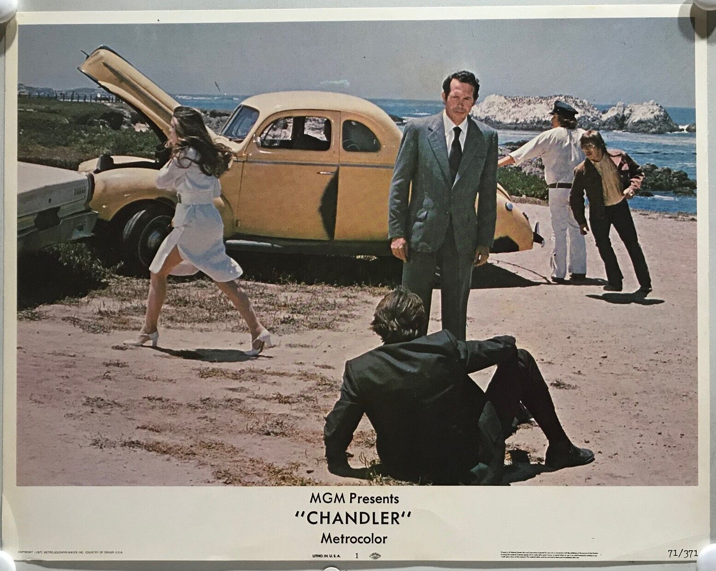 ORIGINAL LOBBY CARDS - CHANDLER - 1971 - set of 8