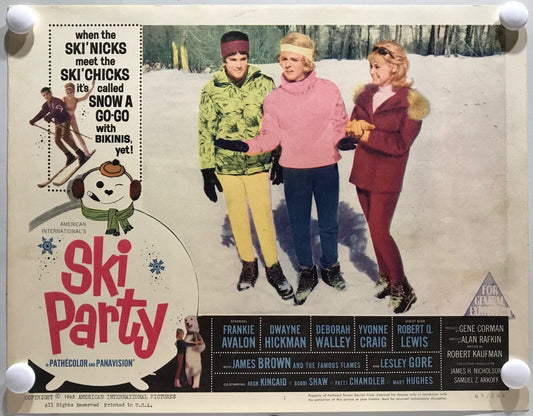 ORIGINAL LOBBY CARDS - SKI PARTY (b) - 1965 - set of 8