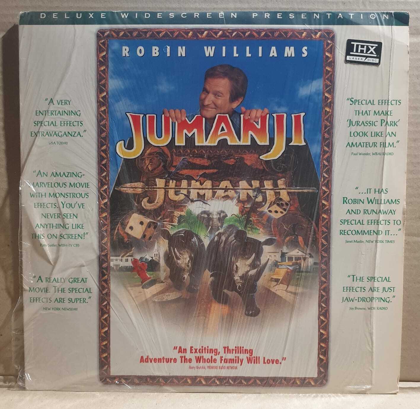 LASERDISC MOVIE - JUMANJI - Robin Williams