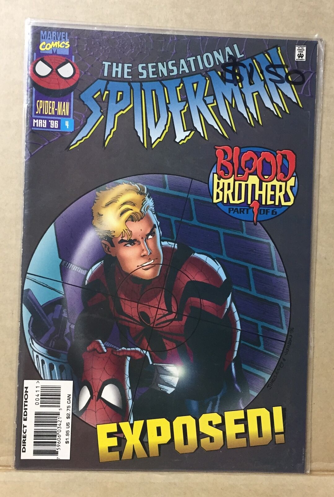 COMIC BOOK SPIDER-MAN #4 MARVEL BLOOD BROTHERS