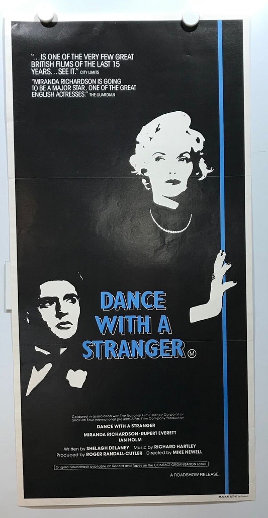 ORIGINAL DAYBILL MOVIE POSTER - DANCE WITH A STRANGER