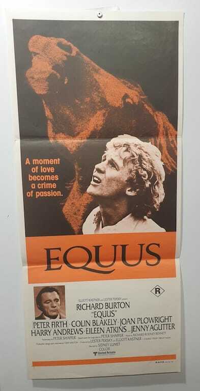 ORIGINAL DAYBILL MOVIE POSTER - EQUUS