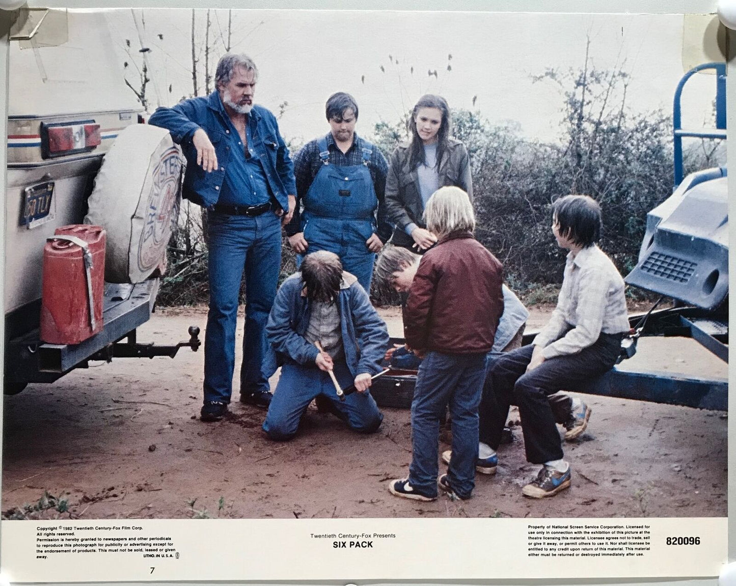 ORIGINAL LOBBY CARDS - SIX PACK - 1982 - set of 8