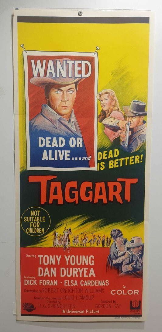 ORIGINAL DAYBILL MOVIE POSTER - TAGGART