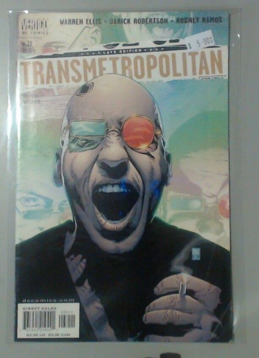 COMIC BOOK MAGAZINE - TRANSMETROPOLITAN VERTIGO DC NO.39