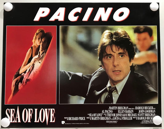 ORIGINAL LOBBY CARDS - SEA OF LOVE - 1989 - set of 8 -  Al Pincino, Ellen Bar...