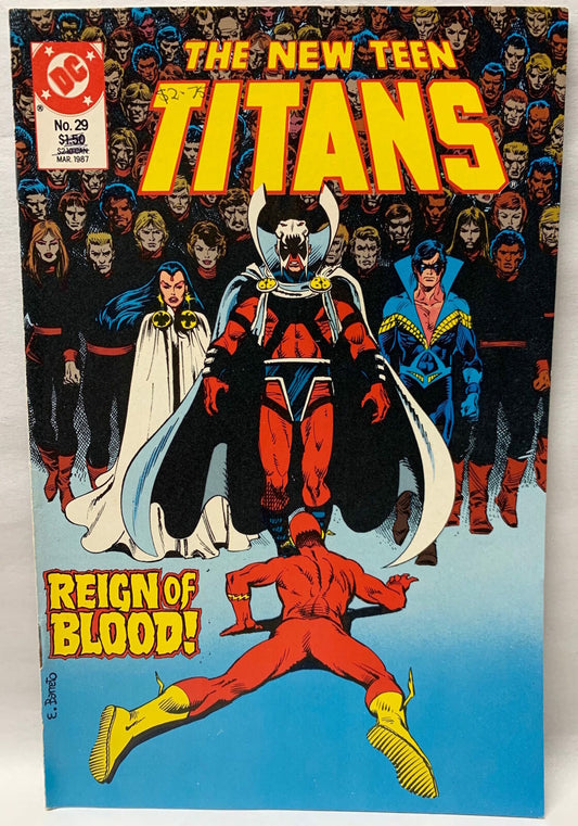 COMIC BOOK - THE NEW TEEN TITANS #29