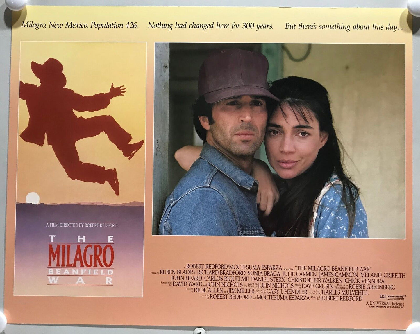 ORIGINAL LOBBY CARDS - THE MILAGRO BEANFIELD WAR - 1988 - set of 8