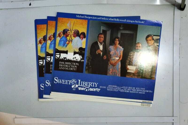 ORIGINAL LOBBY CARDS - SWEET LIBERTY - 1985 - set of 8