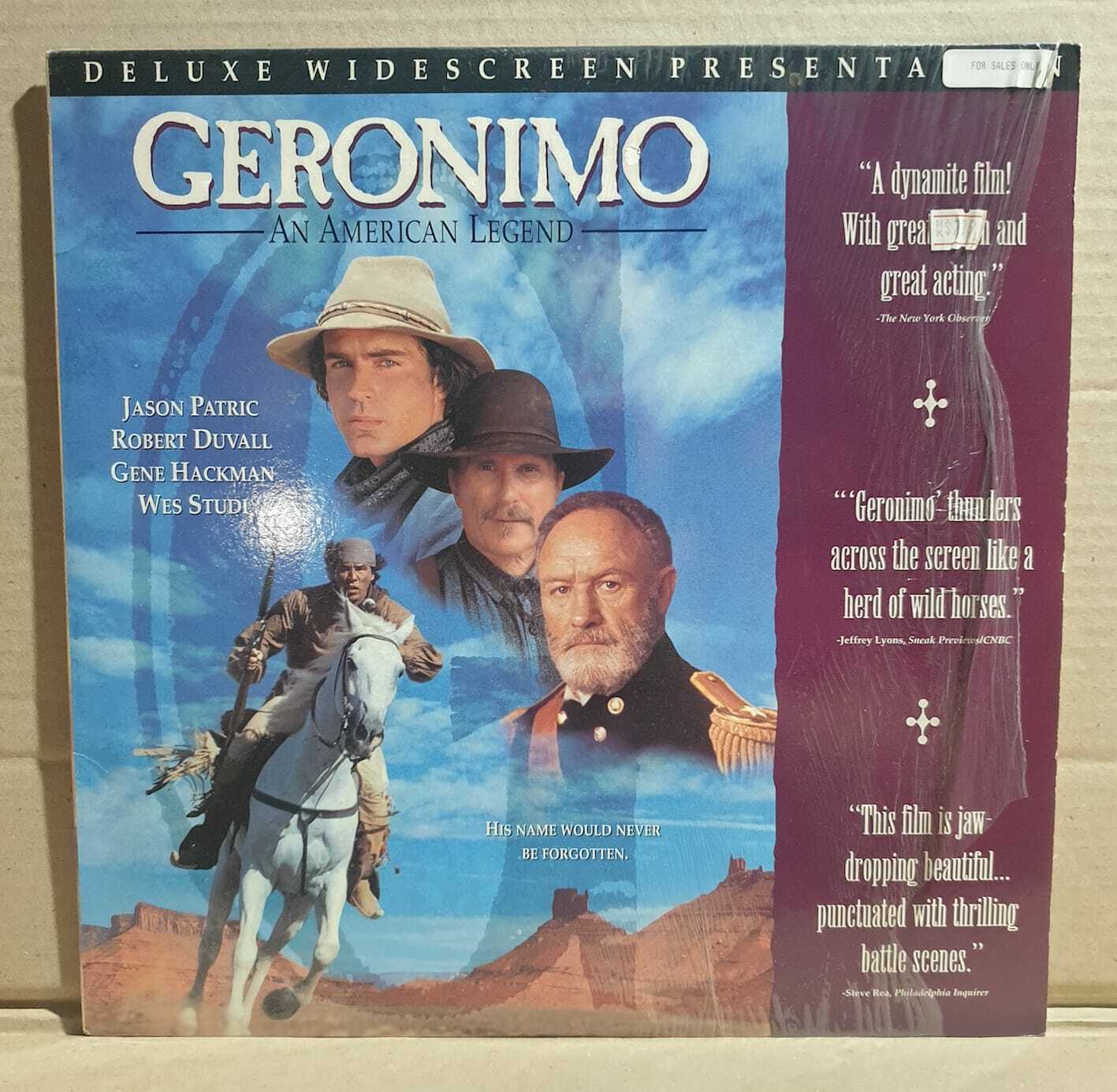 LASERDISC MOVIE - GERONIMO - An American Legend