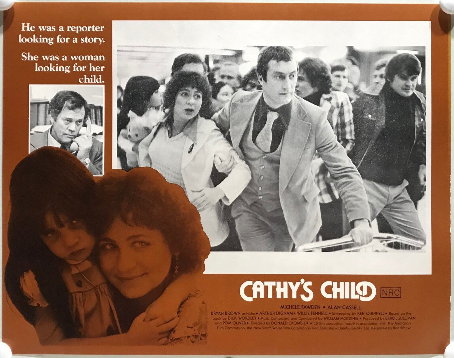 ORIGINAL LOBBY CARDS - CATHY'S CHILD (a) - 1979 - set of 8