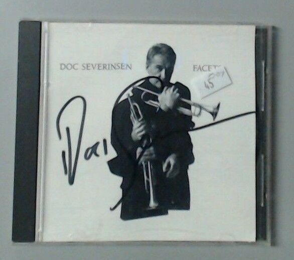 MUSIC CD IN CASE (COVER SIGNED) - DOC SEVERINSEN - FACETS