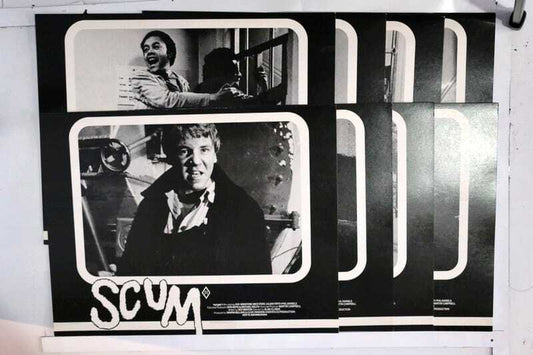 ORIGINAL LOBBY CARDS - SCUM - 1979 - set of 8