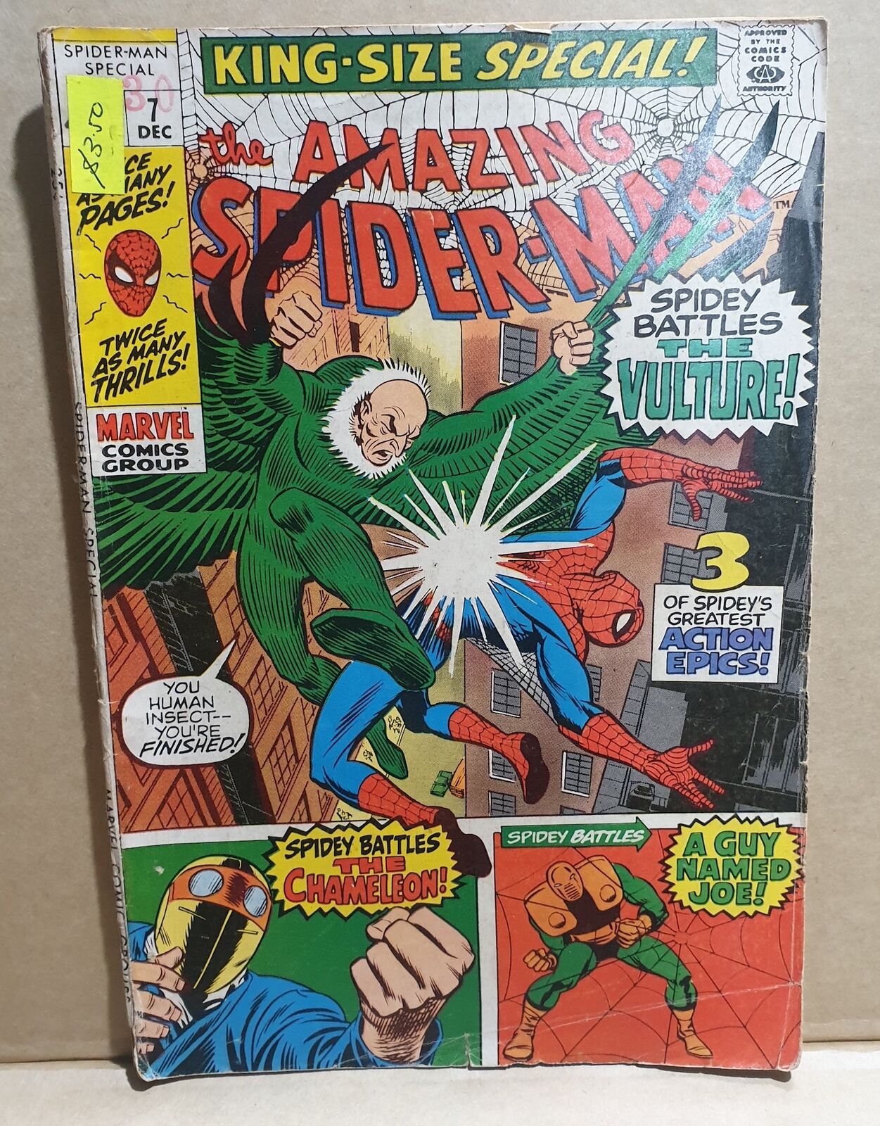 COMIC BOOK - KING SIZE AMAZING SPIDER-MAN #7 MARVEL