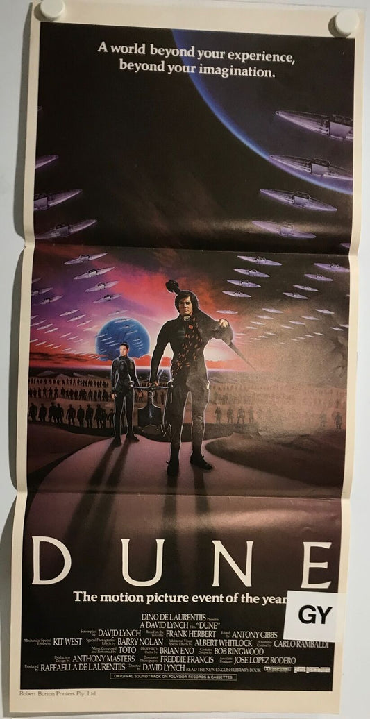 ORIGINAL DAYBILL MOVIE POSTER - DUNE