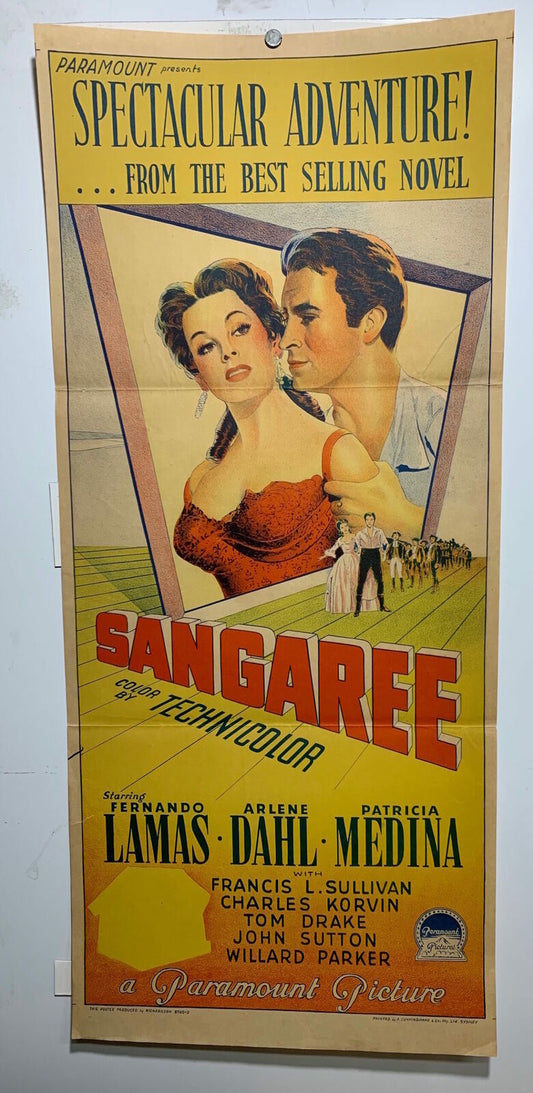 ORIGINAL DAYBILL MOVIE POSTER - SANGAREE - Richardson Studio