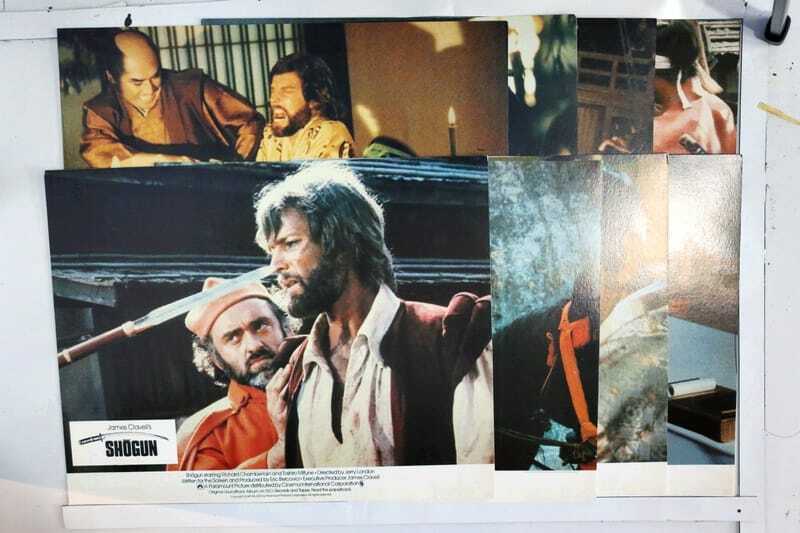 ORIGINAL LOBBY CARDS - SHOGUN - 1980 - set of 8