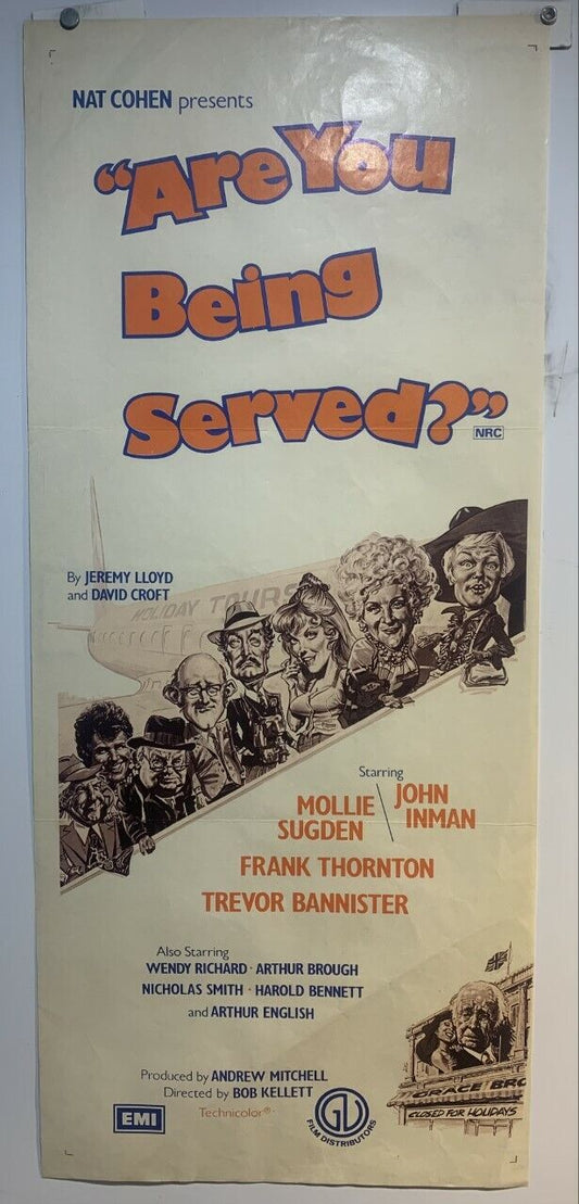 ORIGINAL DAYBILL MOVIE POSTER - ARE YOU BEING SERVED