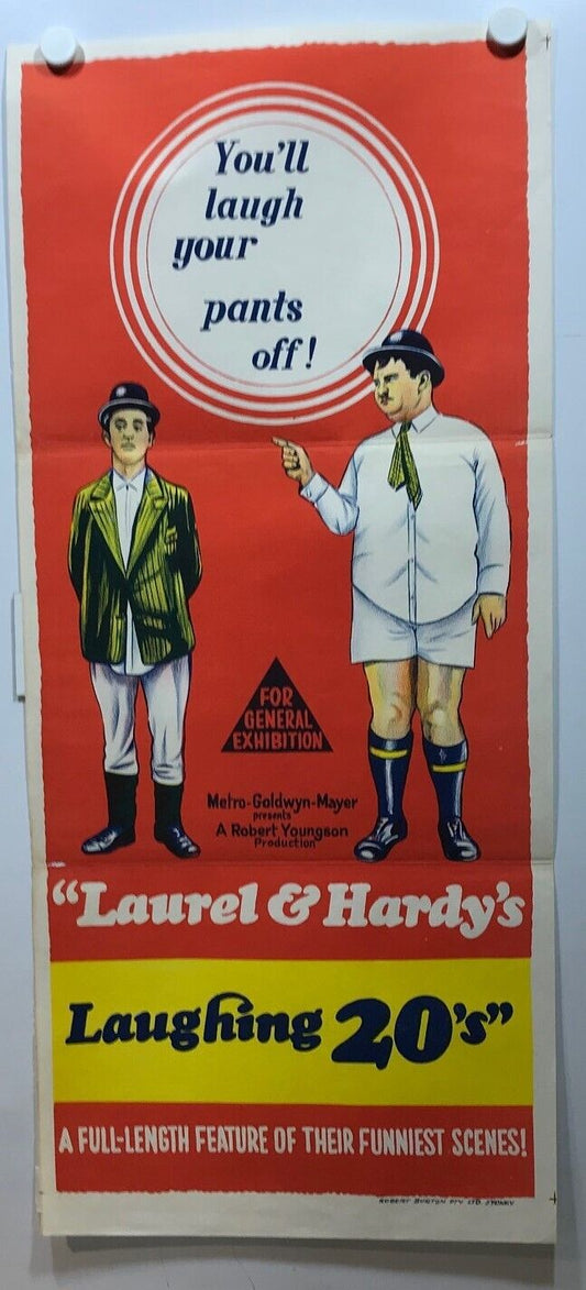 ORIGINAL DAYBILL MOVIE POSTER - LAUGHING 20'S