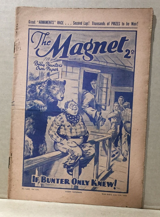 COMIC BOOK - THE MAGNET 2D NO.1582 1938