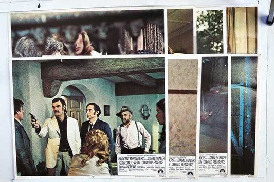 ORIGINAL LOBBY CARDS - INNOCENT BYSTANDERS - 1972 - set of 8